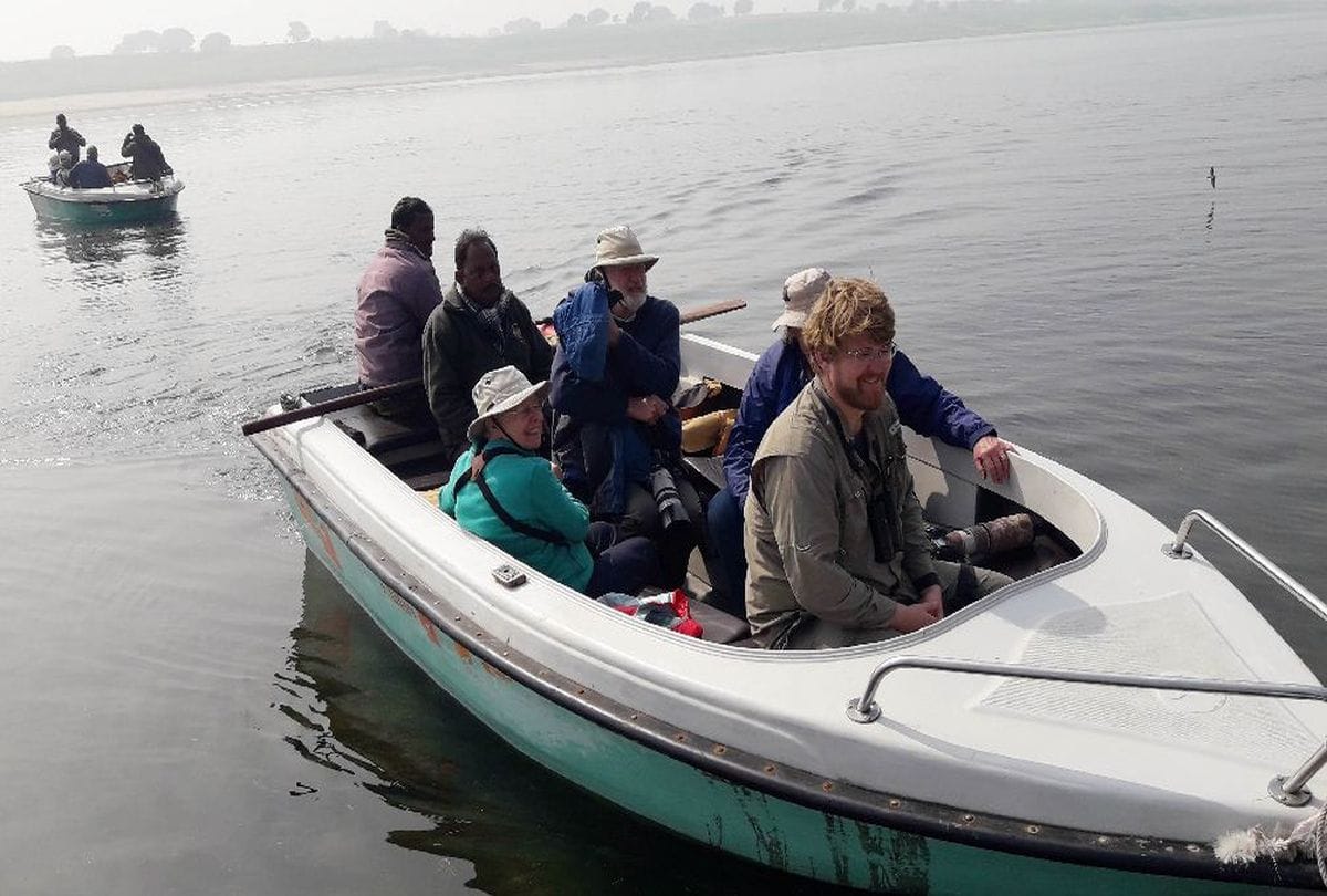Foreign tourists likes chambal area in agra