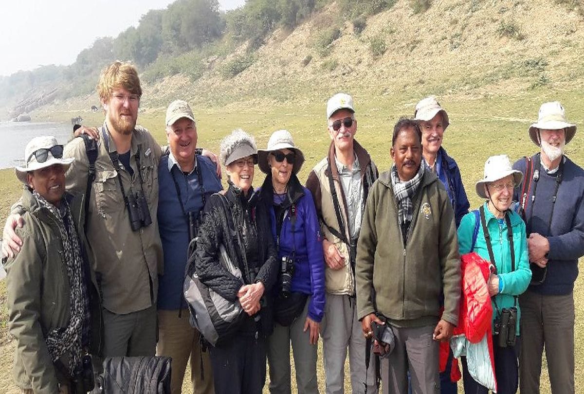 Foreign tourists likes chambal area in agra
