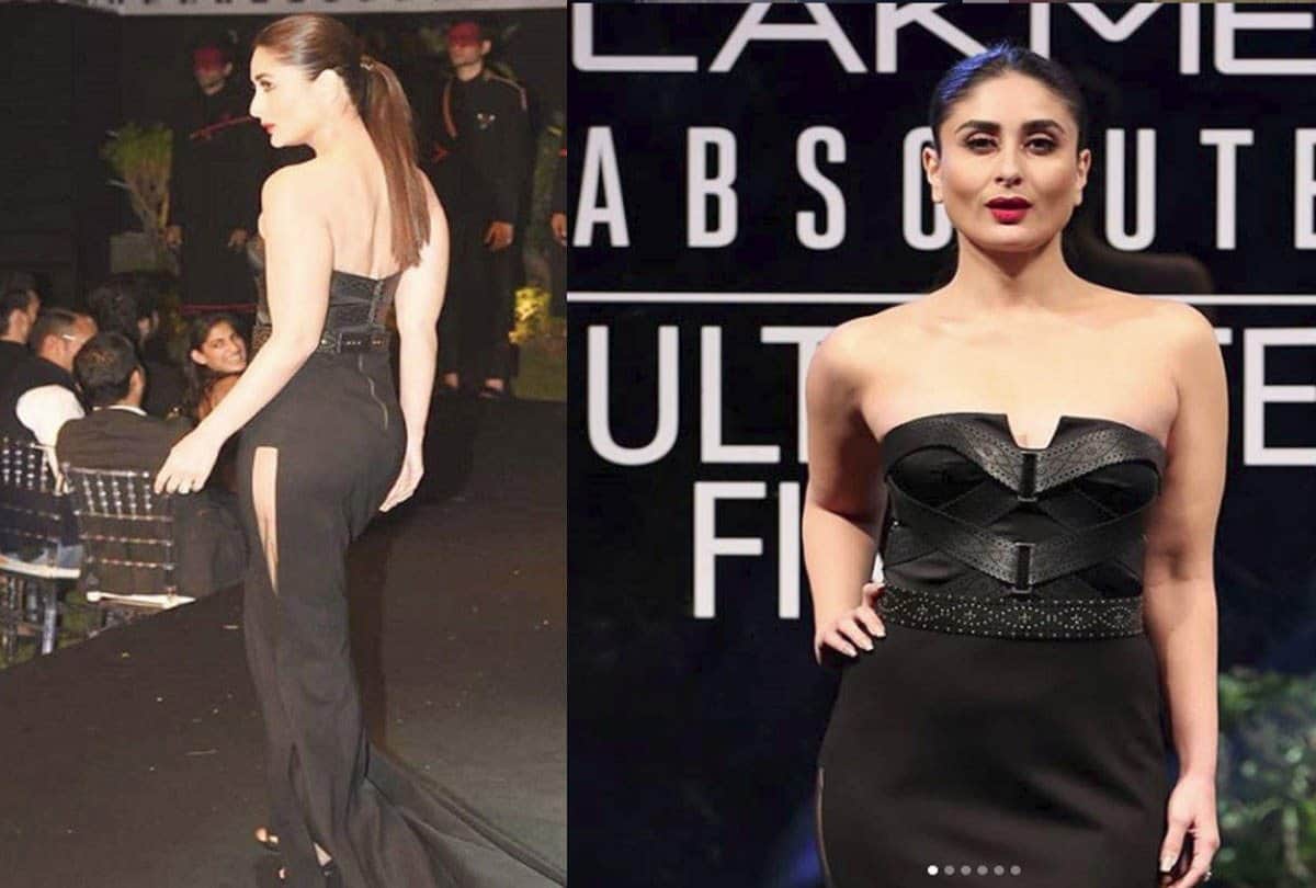 kareena kapoor ramp walk on lakme fashion week 2019