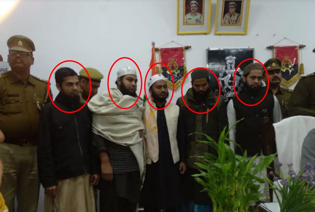 Police arrested five suspected Bangladeshi boys from  Saharanpur up