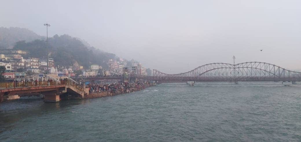 Mauni Amavasya 2019 ganga snan in cold at haridwar