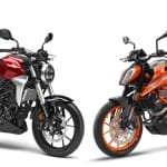 honda cb300r vs KTM duke390