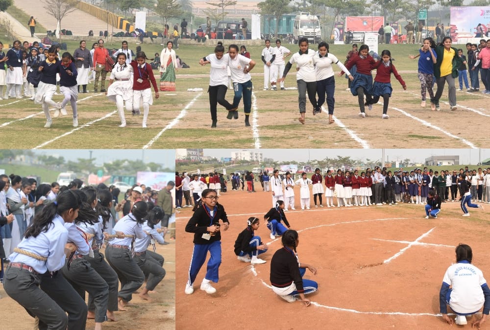children enjoyed games in aprajita 100 million smiles program