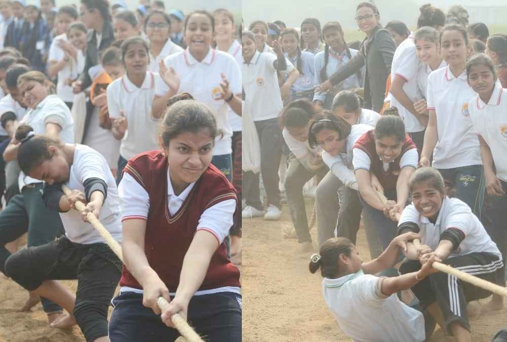 children enjoyed games in aprajita 100 million smiles program