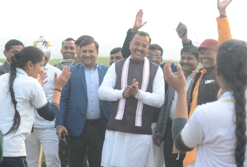 uttar pradesh ministers in amar ujala's bhoole bisre khelo me.