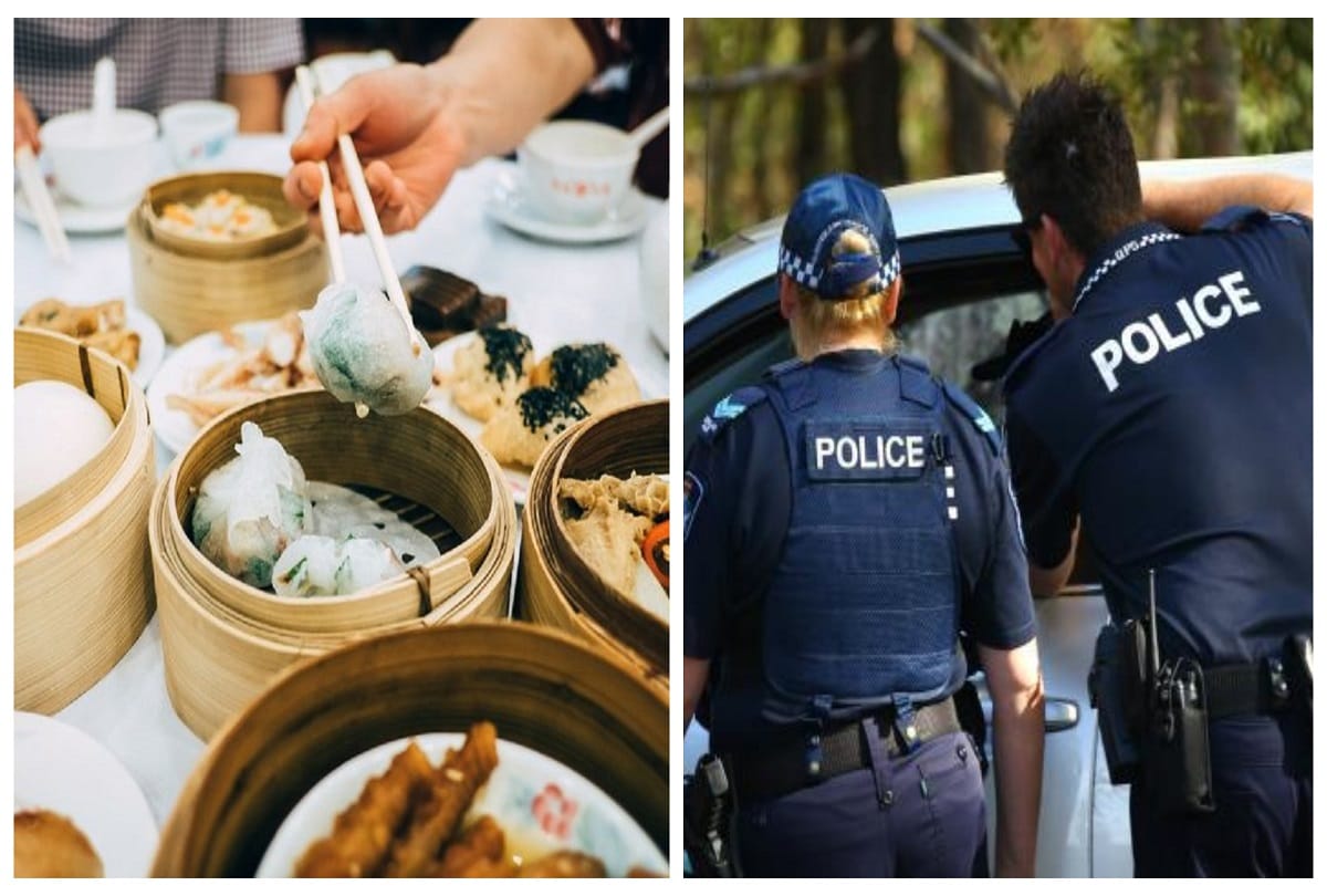 husband calls police on own wife after she refuses to split bill for chinese meal in australia
