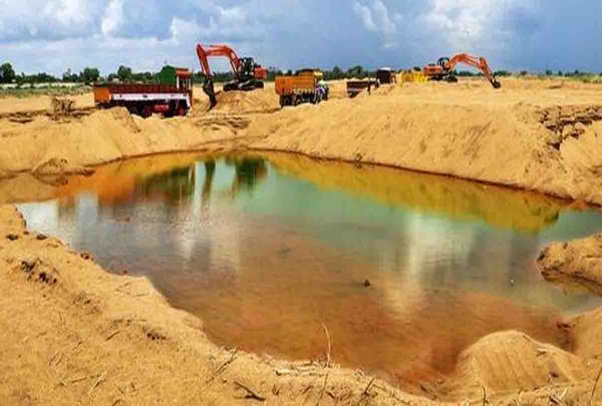 illegal soil mining in up