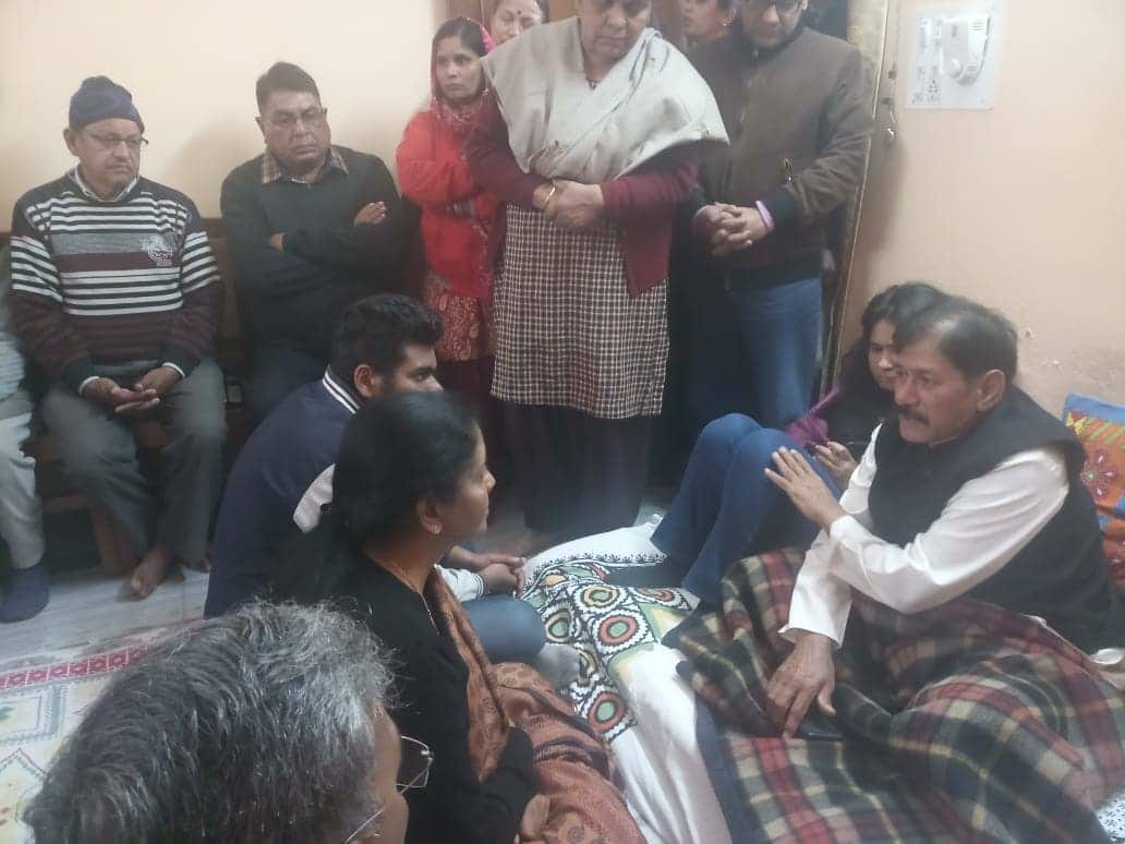 Defence minister nirmala sitharaman to martyr Siddharth Negi family