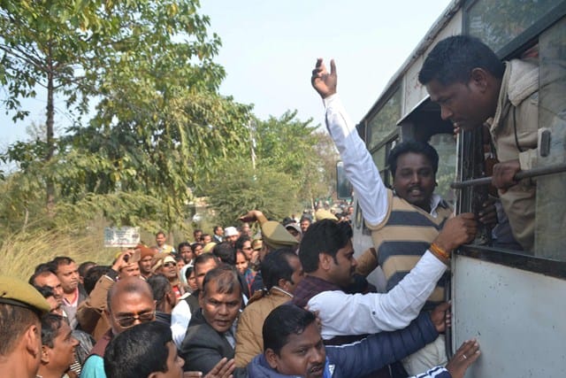 Teacher-employee gets angry, arrested