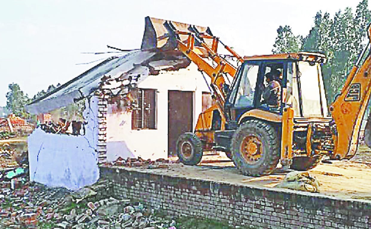 Development Authority demolished illegal colonies