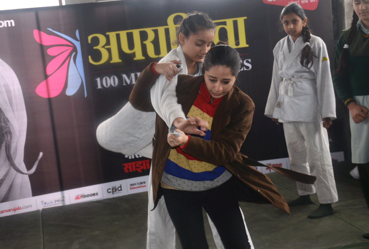 aparajita: school gils learned judo-karate and fencing, women empowerment