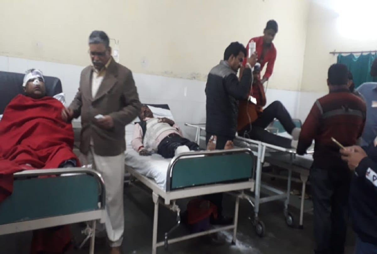 Several BJP leaders injured in Innova and tractor collision