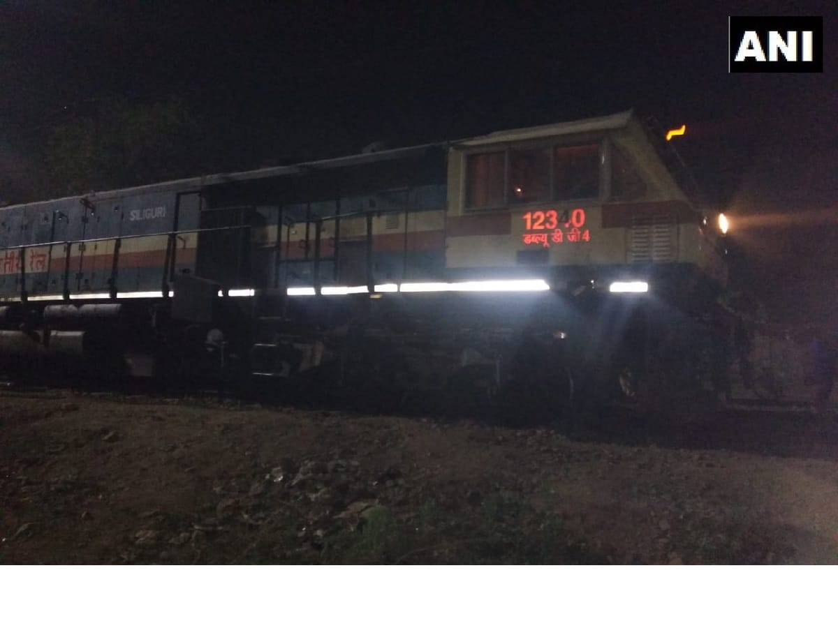 Engine of a goods train has derailed near Cabin No. 1, Katihar rail yard in bihar