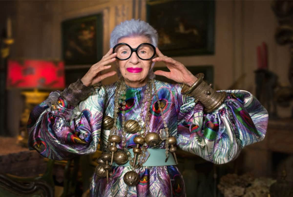 Iris Apfel signs modelling contract with IMG at the age of 97