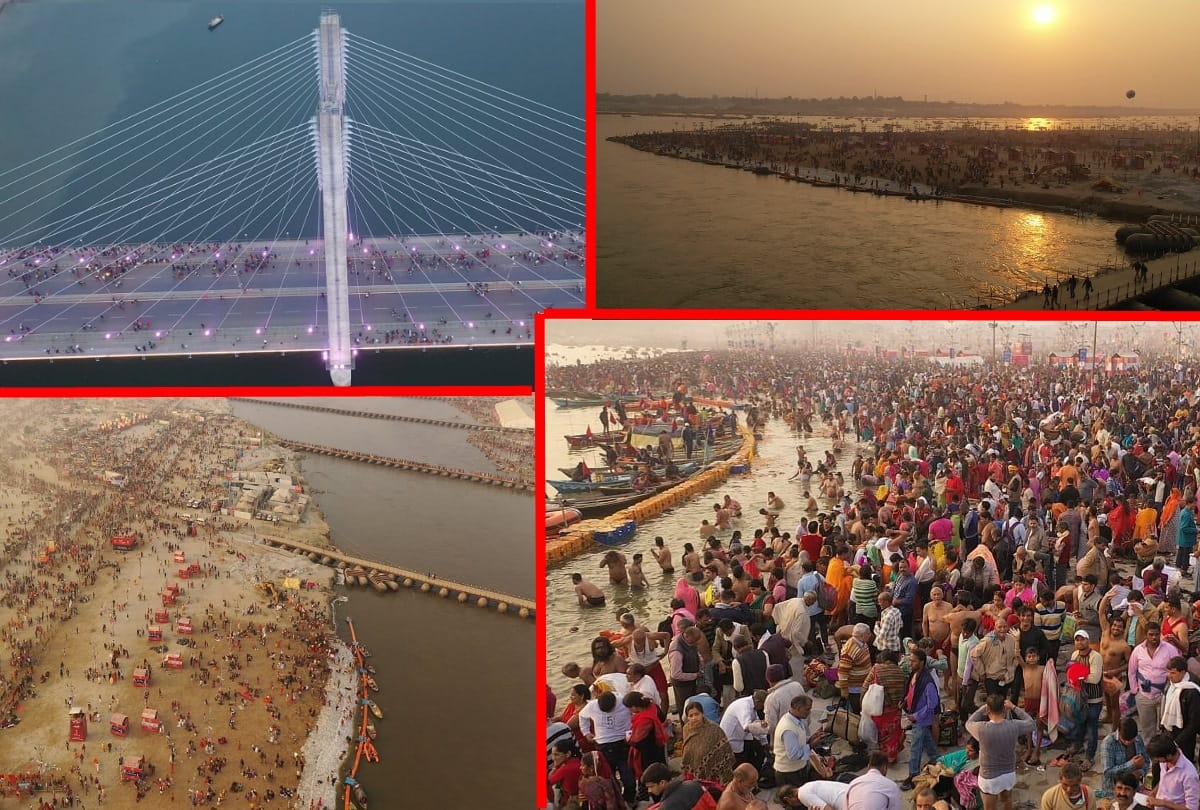 Kumbh 2019: Latest photo of mauni amavasya snan in kumbh mela prayagraj