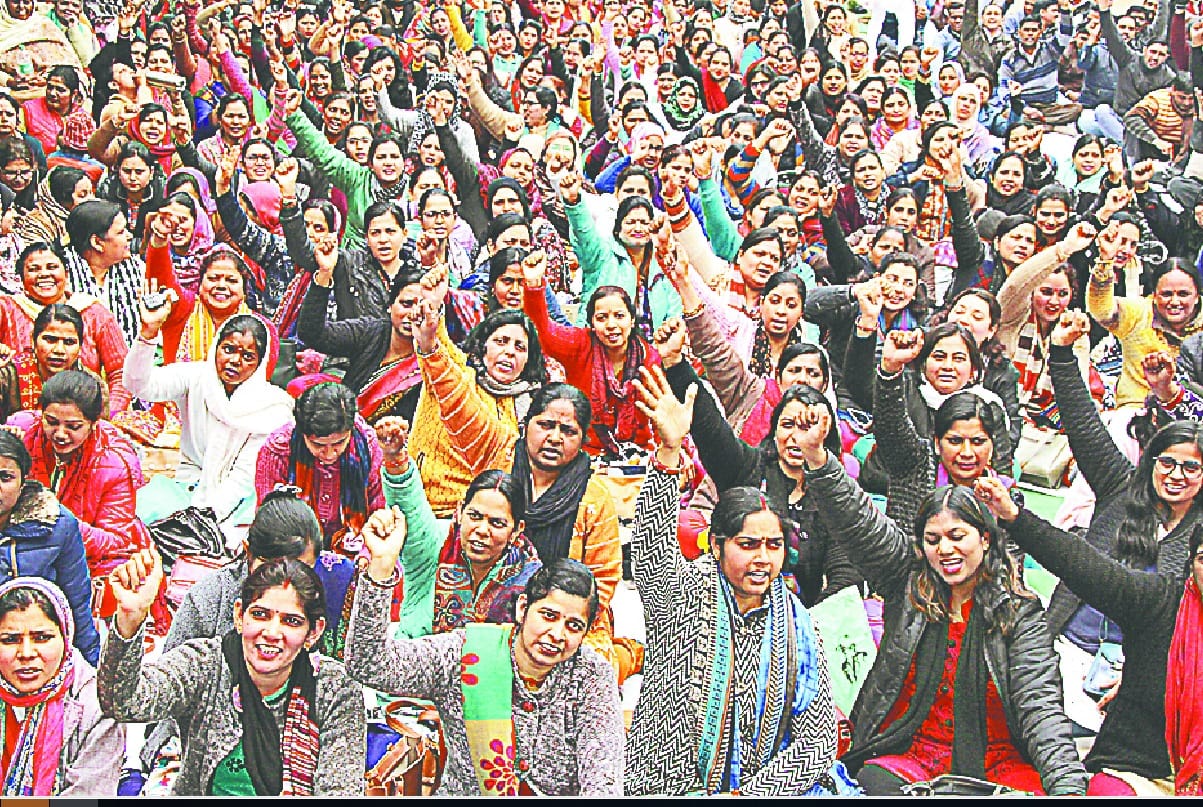 Strike, demand for old pension restoration work