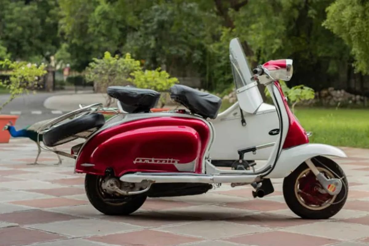 This is the most beautiful Lambretta Scooter in india