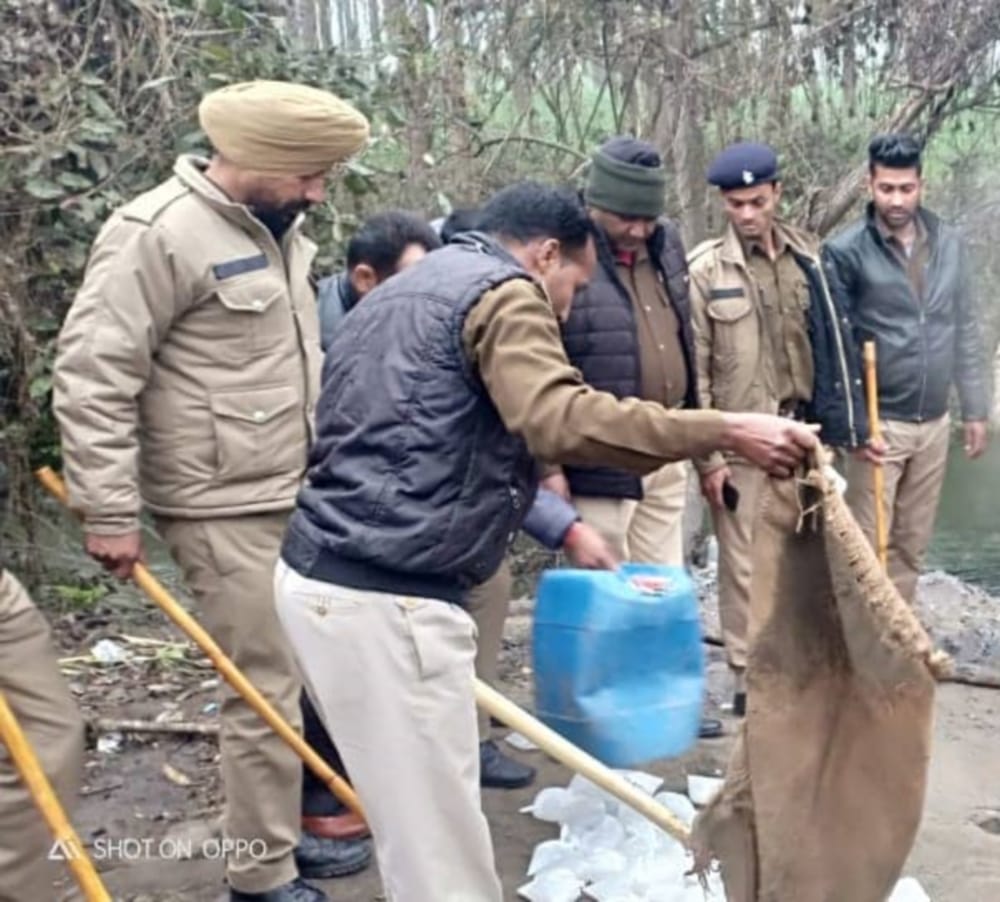 large consignment of raw liquor seized in uttarakhand