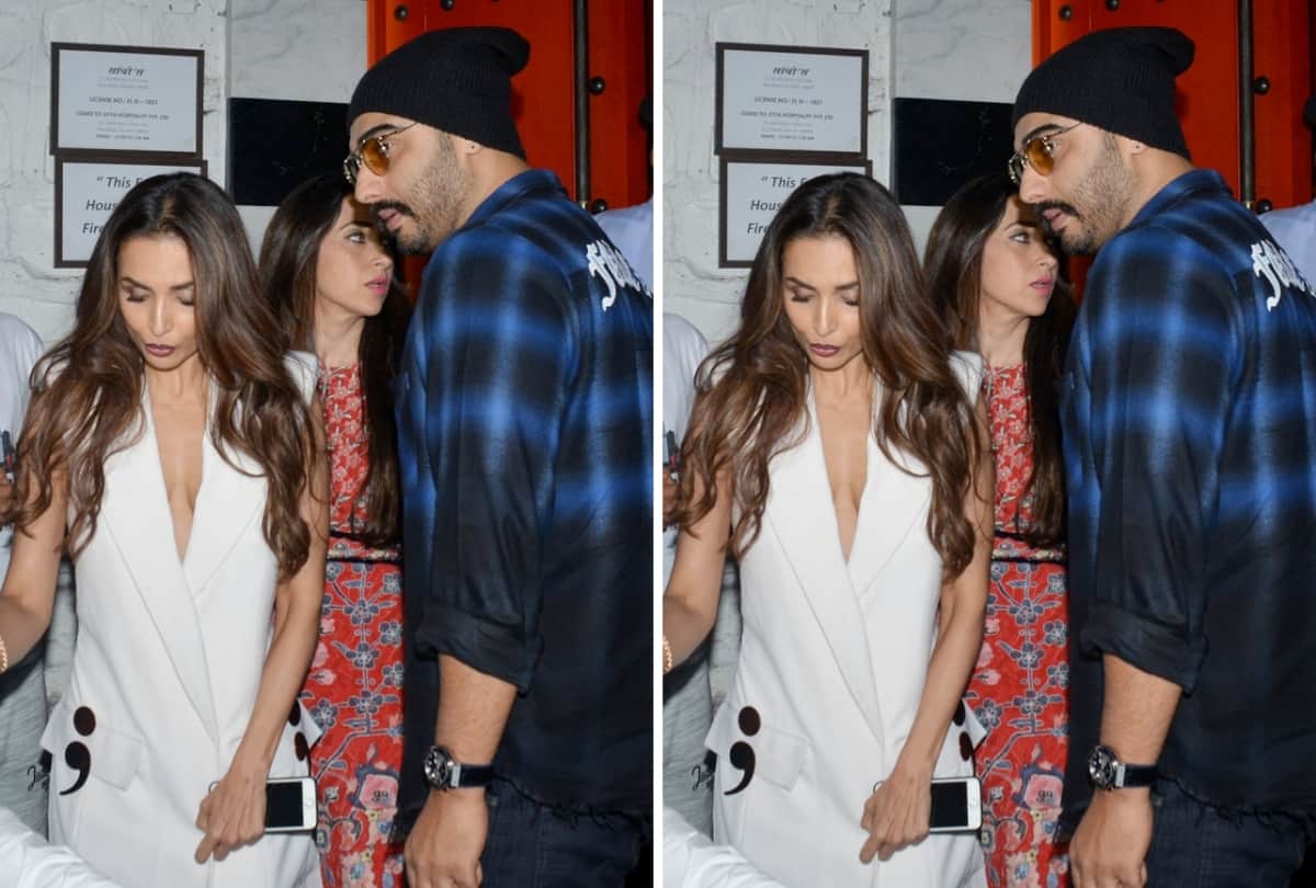 Malaika Arora stuns in white backless dress as she steps out for party with boyfriend Arjun Kapoor