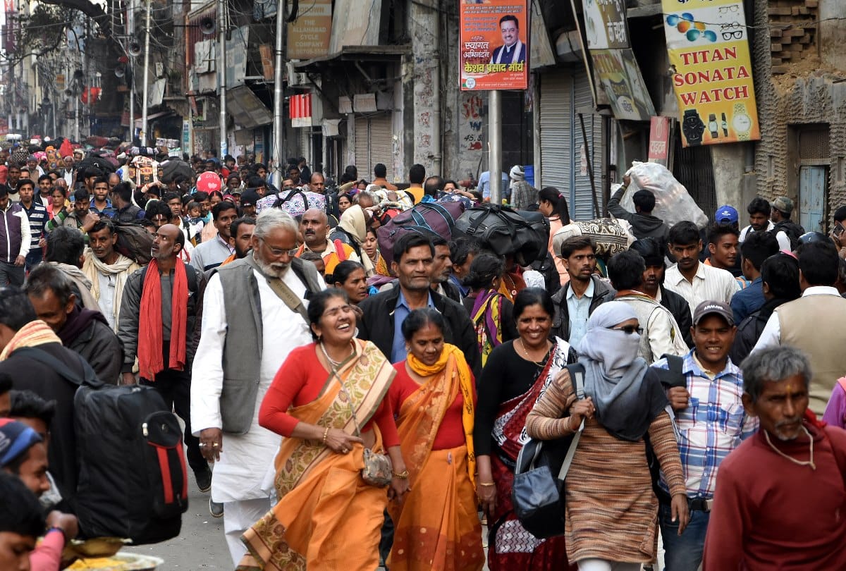 Heavy Crowd in Kumbh Mela Allahabad Situation on Mauni Amavasya