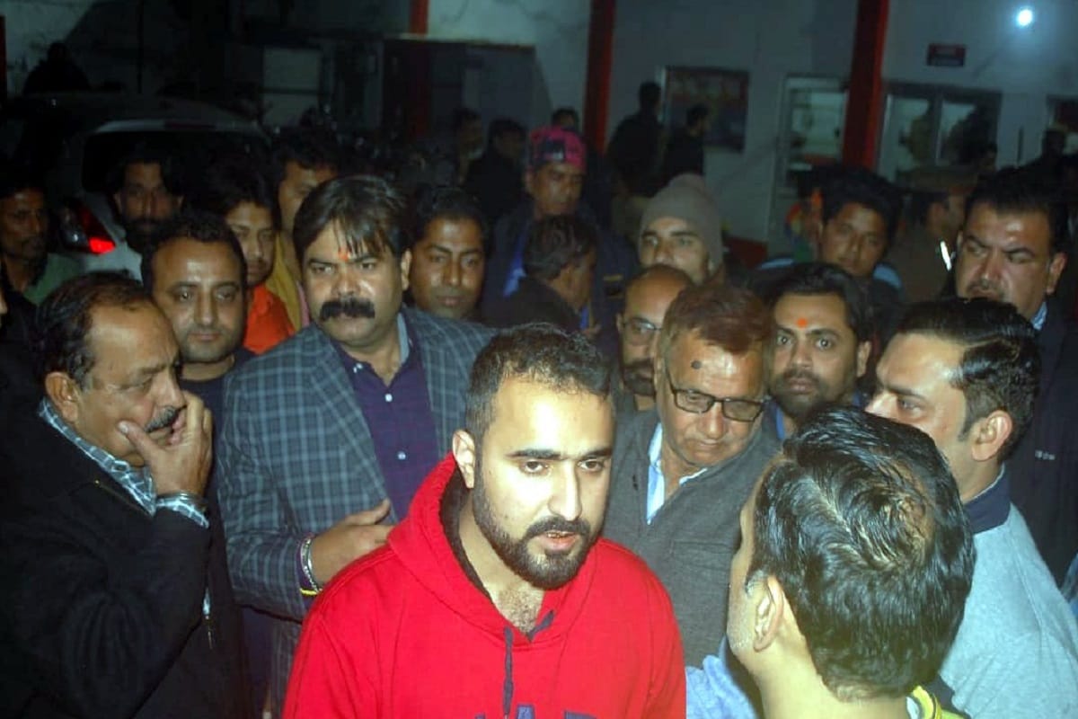 Meerut, Beating of bjp worker in meerut and Communal tensions, police force deployed
