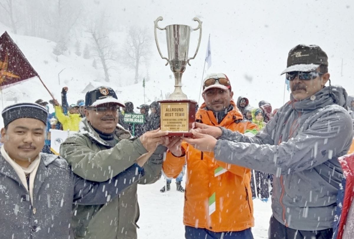army won Overall champion title in National Skiing and Snow Boarding Competition