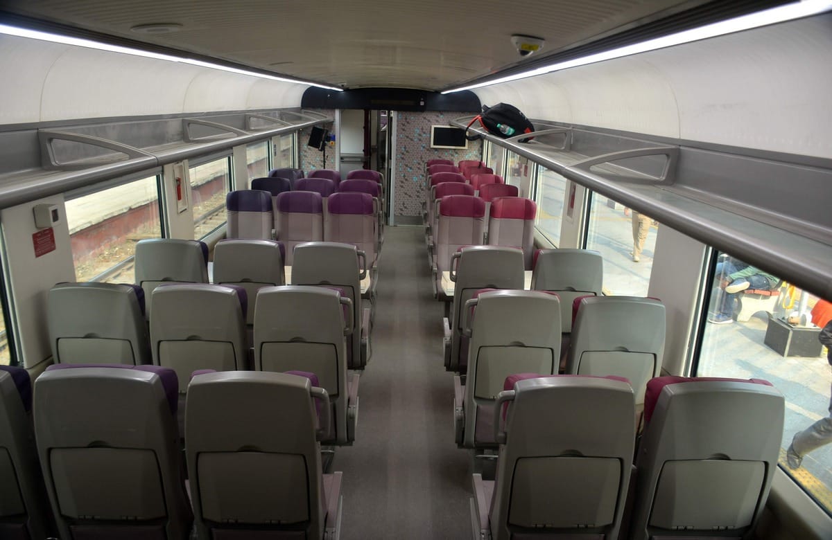 Vande Bharat Express takes place rajdhani express for india in varanasi