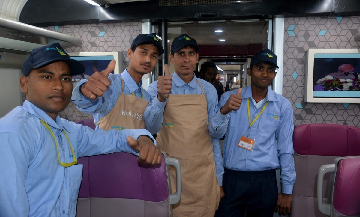 Vande Bharat Express takes place rajdhani express for india in varanasi