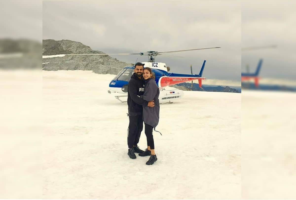 virat kohli and anushka sharma enjoying their holiday