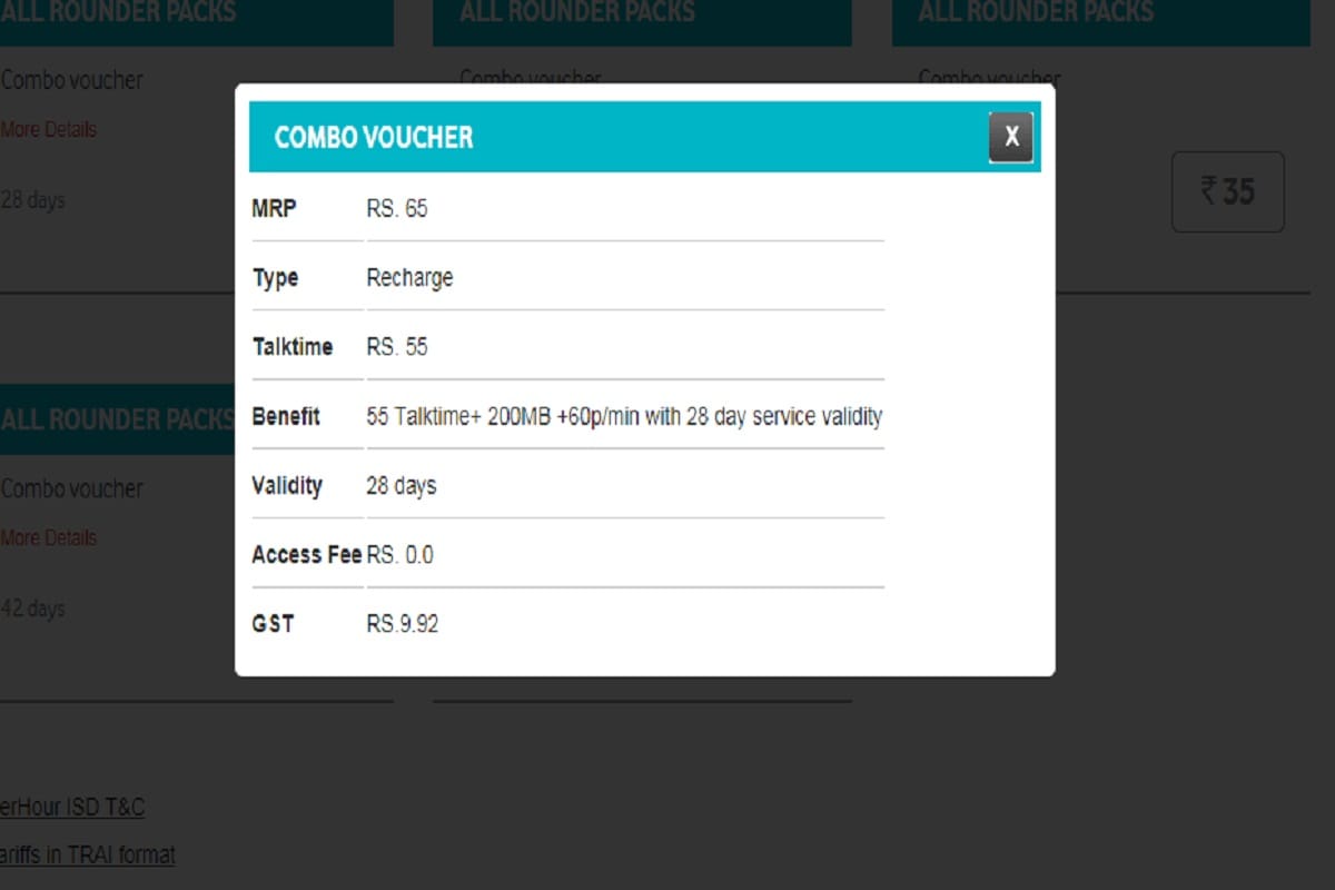 Vodafone Best Prepaid Recharge Plans