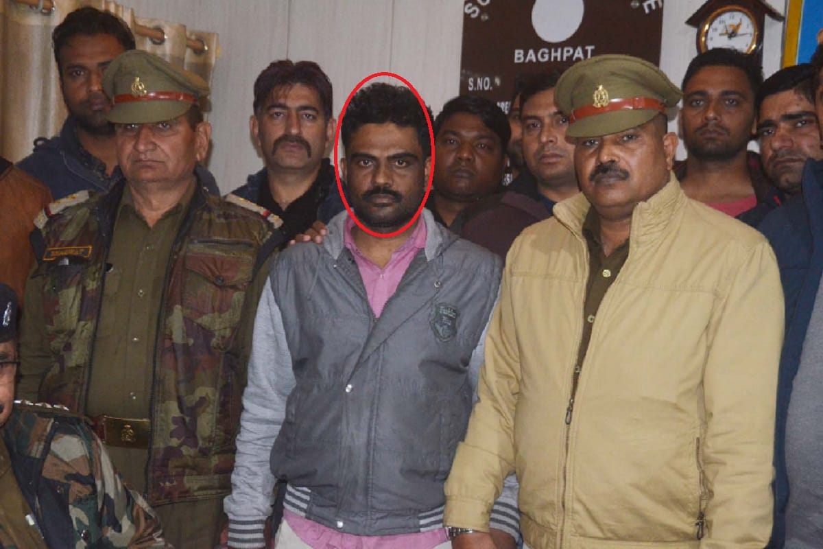Baghpat police has arrested the fifty thousand prize Javed in UP