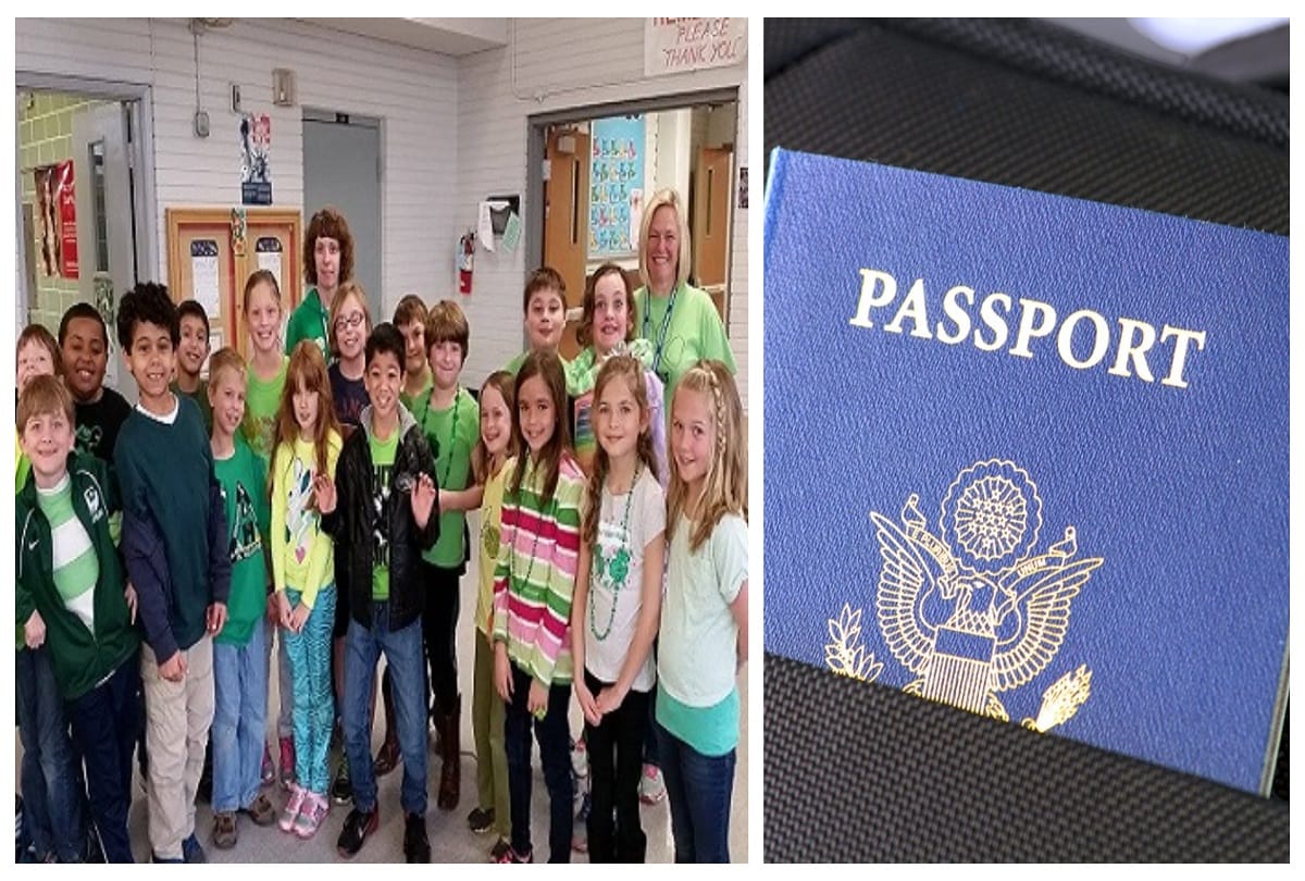Children of this country cross the international border daily and go to school