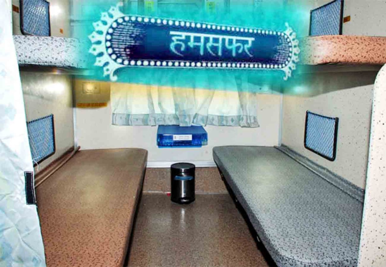 humsafar Express from kanpur to delhi