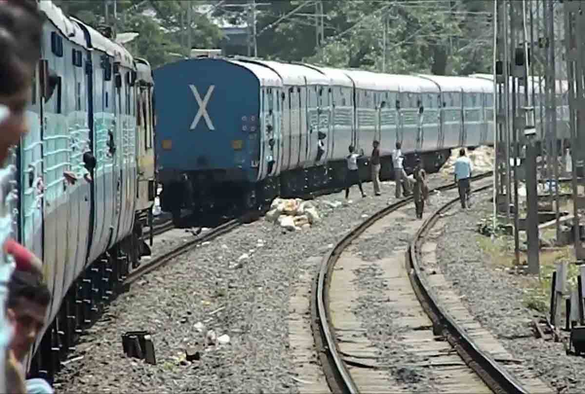 two trains on the same track