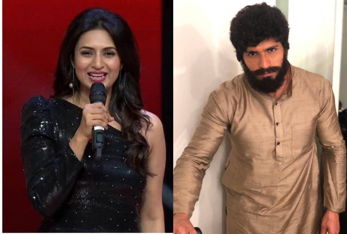 vivek dahiya surprised to divyanka tripathi on the sets of the voice by change his look