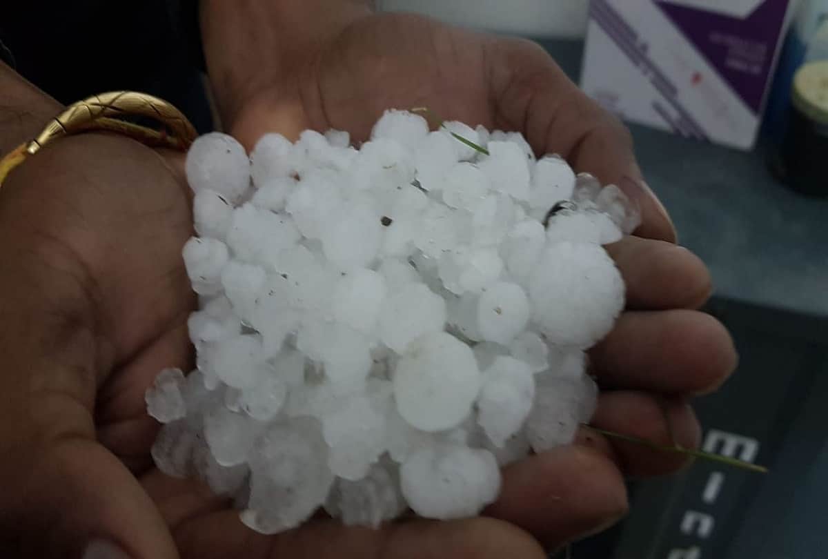 rain and hailstone lashes in parts of delhi ncr feels like snowfall all update