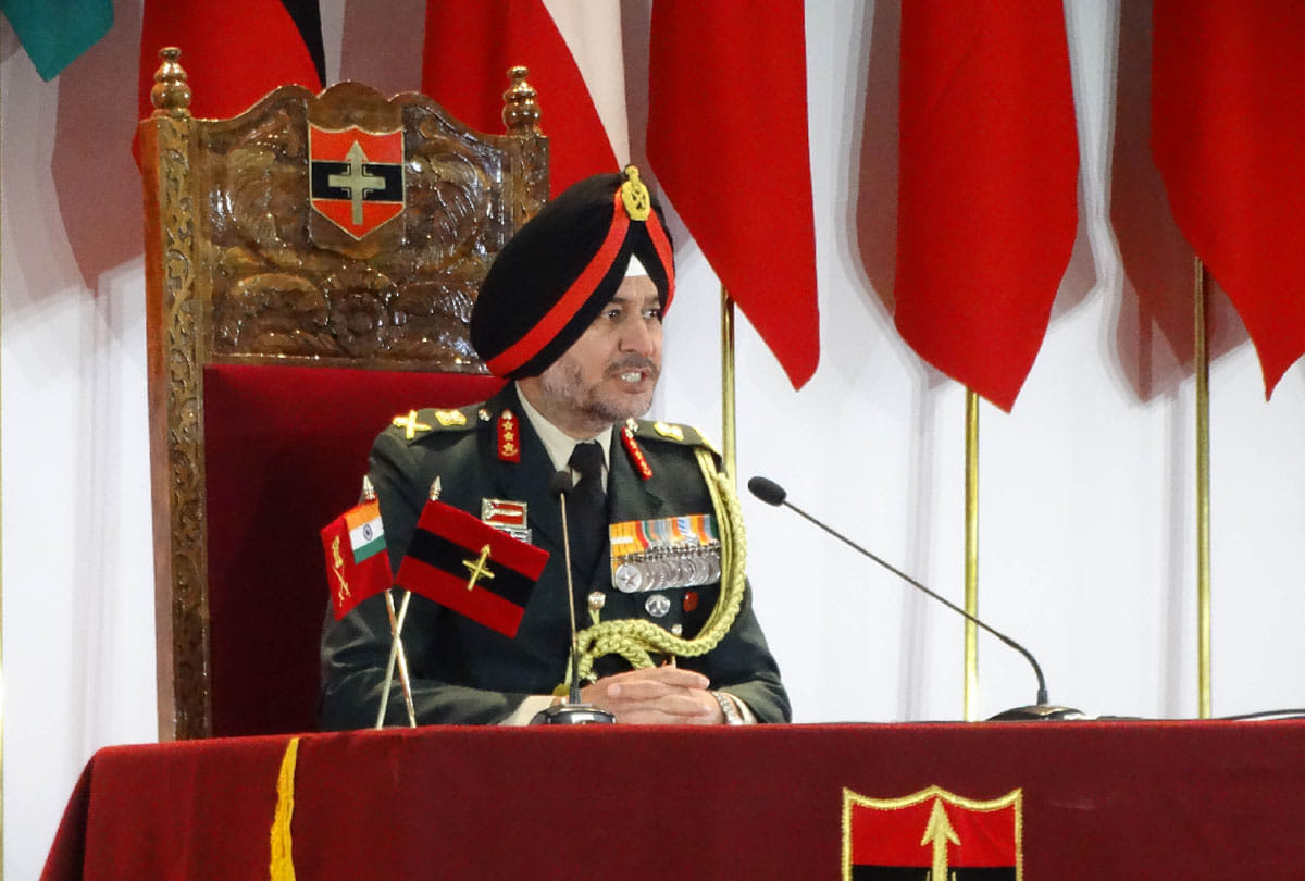 investiture cermony in northern command jammu kashmir, martyred nazir ahmed wani got sena medal bar