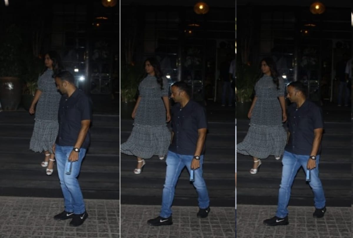 Isha Ambani came in such a way, Maxi dressed in the wife watching Anand Piramal