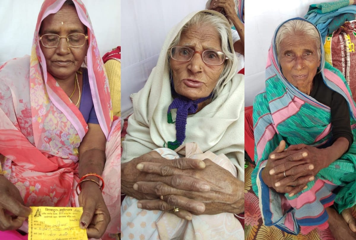 Old woman lost her family in kumbh mela prayagraj