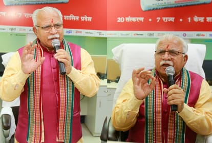 amar ujala samvad transparency and e governance will end corruption, cm manohar lal