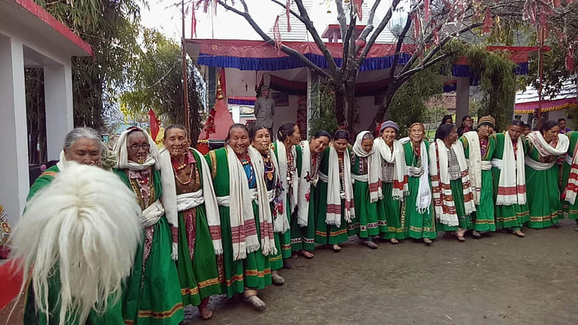 हर्षोल्लास के साथ मनाया लोसर का पर्व