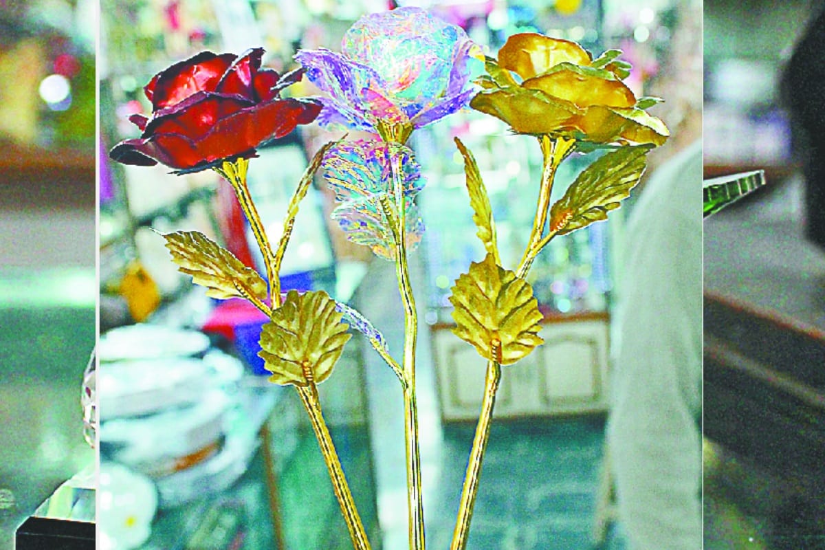Valentine Week : rose day Today will express love by giving roses, increased prices of flowers
