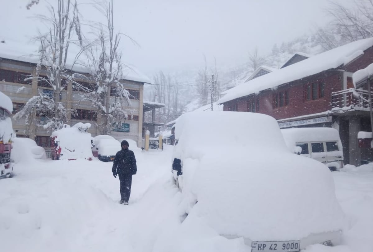 Avalanche warning in five districts of Himachal in heavy snowfall