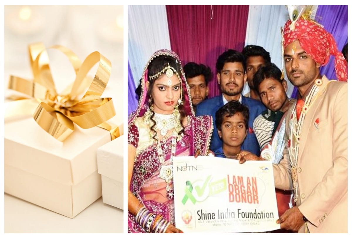 strange wedding strange gift 5 heart, 30 kidneys, 140 eyes received couple before marriage in kota