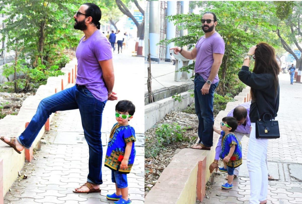 Saif Ali Khan Says Taimur copy Paparazzi And Says Mediawale