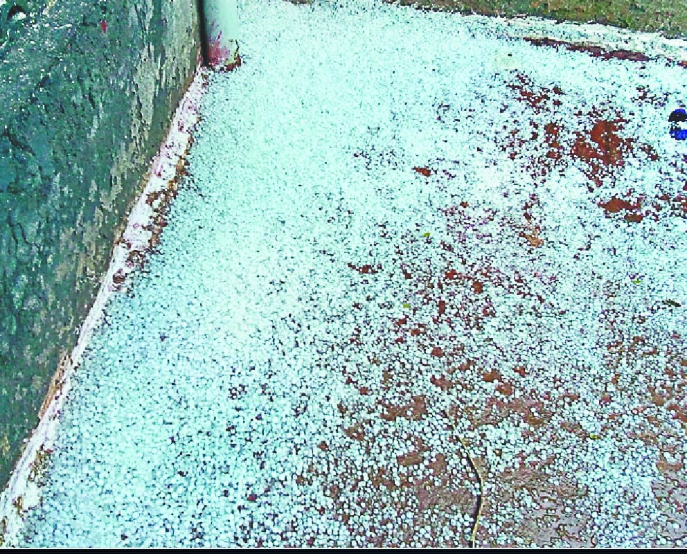 Hail in Saharanpur