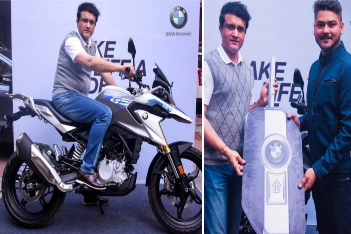 Sourav ganguly bought a new bike bmw g310gs