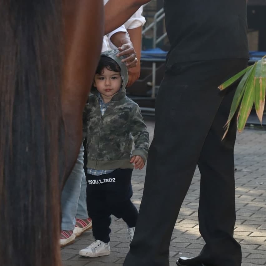 taimur ali khan enjoyed horse riding