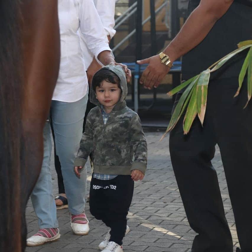 taimur ali khan enjoyed horse riding
