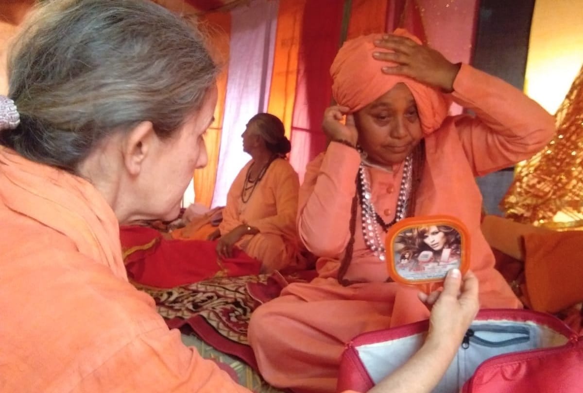 Sadhvis predominance on naga sadhu in akharas in Kumbh mela prayagraj